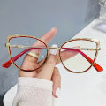 Computer Glasses Retro Full Frame High Quality Plain Glasses Anti-blue Light Cat Eye Glasses. 