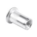 M5 Aluminium Threaded Rivnuts Flat Head Rivet Nuts Nutserts 100pcs. 