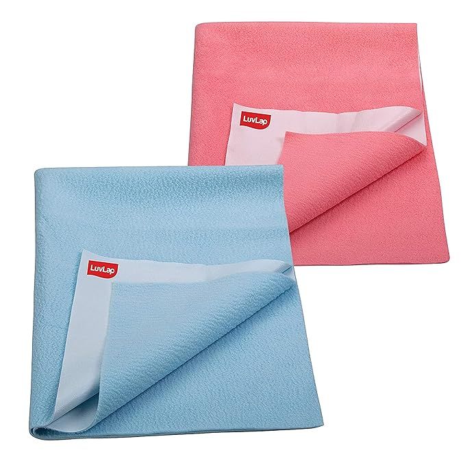 Pack of 1 Anti-Piling Fleece Extra Absorbent Quick Dry Sheet for Baby, Baby Bed Protector, Waterproof Baby Sheet, Small Size 50x70cm