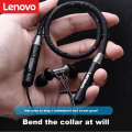 100% Original Lenovo HE05 Neckband Bluethooth Earphone True Wireless Headphone Music Headset Noise Cancelling with Microphone. 