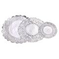 Doilies 24pcs Silver Foil Paper -Premier Home - SKU-0805131. 