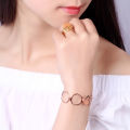 2 In 1 Magic Retractable Heart Ring Bracelet Stretchable Twist Folding Jewelry. 