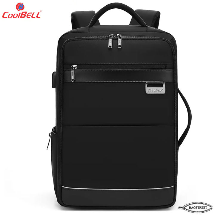 CoolBELL 17.3 Inch Travel Laptop Backpack Anti Theft Water Resistant Backpack School Computer Bookbag Business Bag USB Charging Port with Handle for Men Women - CB-8258
