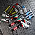 For Akrapovic Termignoni YOSHIMURA ARROW 3D Drip Epoxy Stickers Waterproof Sunscreen Motorbike Modification Decorative Reflective Stickers Decals. 