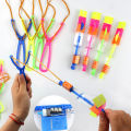 Rocket Volume Express ledChildren's Luminous Small Luminous Catapult Flying Flash Sky Dancers Toy Manufacturer. 