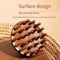 1pcs Rosewood Scalp Massager Handheld Relaxation Tool with Ergonomic Handle for Full Body Massage, Wooden Fatigue Relief Comb wi. 