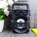 Original KTS 1057 Bluetooth Wireless Speaker / Support USB - SD Card / FM Radio / USB Charging / 3 inch Drive Size / Small Mini & Portable / Loud & Clear Sound System Loudspeaker / LED Disco Lighting / High Quality Stereo Bass Rechargeable Speakers. 