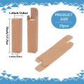 20-Pack Brown Kraft Paper Lipstick/Mascara Packaging Boxes - Rectangular Gift Boxes for Cosmetic Storage & DIY Crafts. 
