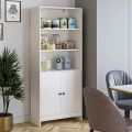 Storage Cabinet with 2 Doors, Cupboard for Books Mini Oven Kitchen Cabinet, 2 Doors. 