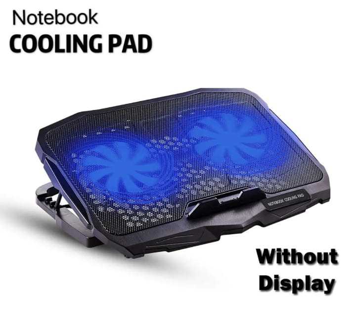 Cooling Pad For 14-17 Inch Laptops | Gaming Notebook | Dual USB Ports | Adjustable Height | RGB Laptop Cooling Pad Stand