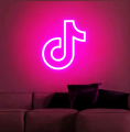 Tiktok Logo Neon Sign - Neon Light. 