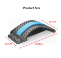 Magic Back Stretcher Lumbar Support 3 Level Adjustment Portable Back Massager Tools - Black -  1 PC. 