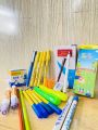 Stationery Combo - Stationery Set of pens - pencil- remover- correction pen - markers- hi lighters - pens - eraser and sharper For Kids - Teenagers - school and college students - Back to School - College Combo.. 