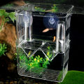 Double-layer Transparent Fish Breeding Tank Versatile Aquarium Isolation Box. 