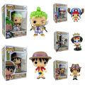Pop One Piece Figure Luffy Chopper Aisi Loo Luffytaro Anime Toys Decorative Series Children's Birthday Gifts Novelty. 