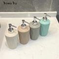 370ml Wheat Straw Liquid Soap Dispensers Bathroom Emulsion Dispensing Bottle Presser Soap Dispensers. 