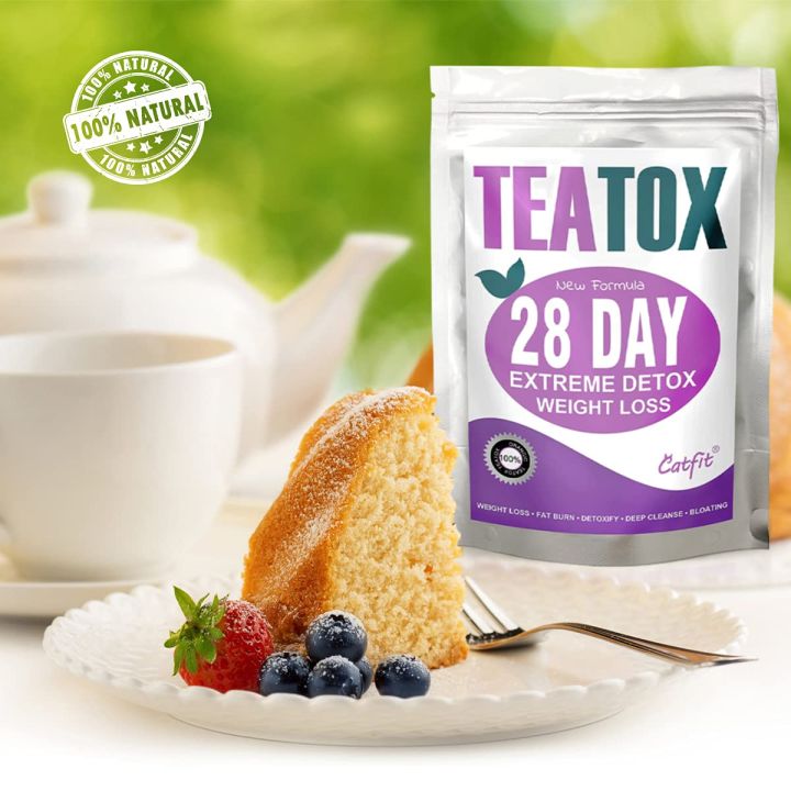 Catfit%20Detox%20Tea%20Herbal%20Tea%20Teatox,%2028%20Days%20Diet%20Tea%20for%20Cleanse%20%2028%20tea%20bag%20-%20Image%202