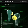 Zero® Astro Wireless Earbuds | Bluetooth 5.3v Gaming Earbuds | 10mm Base Driver Earbuds | Quad Mic ENC Earbuds for Calling | Noise Cancelling Earbuds | Bluetooth Earbuds for iOS and Android | Best Earbuds for Men and Women. 