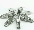 Pack of 24  Stainless Steel Clothes Pegs ( Clothing Line Pegs - Steel Clips ). 