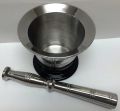 Stainless Steel Hamam Dasta/Havan Dasta/ Khal Batta or Mortar and Pestle Set, Imam Dasta Heavy Use Masher & Good for grinding and crushing, All Sizes Available(1No.-10No.). 