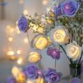 LED Rose String Fairy Lights 300cm Nolvety Floral Arrangement Artificial Flower String Light for. 