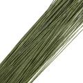 12  Piece -  Wrapped 20 Gauge Floral Wire Stems for Bouquets, Flower Arrangements and DIY Crafts, Green, 24 Inches Long. 