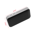 Portable Wireless Speaker Outdoor Mini Pocket Audio Ultra-Thin Bluetooth Speaker Loudspeaker Support TF Card -Black. 