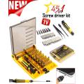 Mobile Screwdriver Set and Repairing Tool Kit, 45 in 1 Precision Star Screwdriver Set and Bits. 
