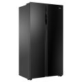 Haier 22 Cu Ft-Side by Side Digital Inverter- HRF-622IBS - Twin Inverter Technology - Digital Control Panel - Turbo Fan - Longer Freshness - DEO freshness - Inverter Compressor - Metal Doors - Black Colour - Refrigerator - 10 Years Warranty. 