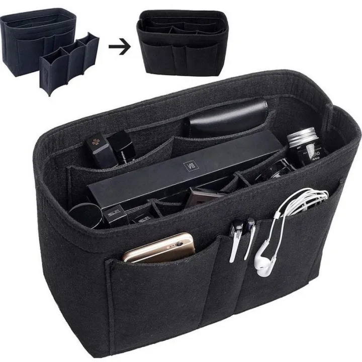 EverToner%20Cloth%20Insert%20Makeup%20Handbag%20Multi-functional%20Purse%20Organizer%20Felt%20Bag%20-%20Image%202