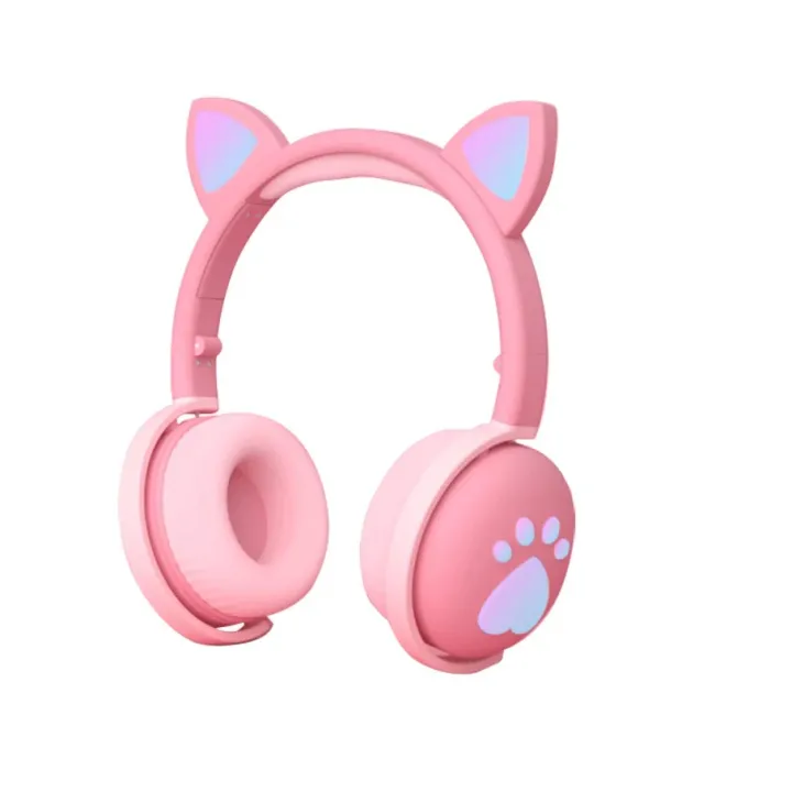 Cat%20Ear%20LED%20Light%20Up%20Wireless%20Bluetooth%20Headphones%20for%20Kids%20with%20Microphone,%20Pink%20-%20Image%205