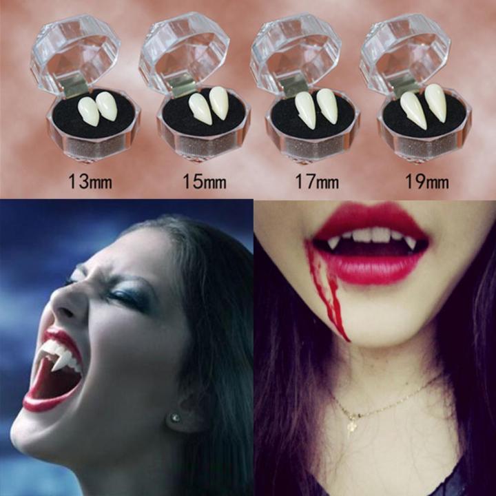 Halloween%20Cosplay%20Vampire%20Fangs%20Werewolf%20Teeth%20Fancy%20Dress%20Costume%20Accessory%20Tooth#19mm%20-%20Image%205