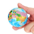Mini Squeezable Globe Stress Balls Tension Reliver Balls For Children Stress Relief Party Favo Soft PU Earth Pattern Party Toys. 