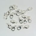 SILVER  Lobster Locks Jewelry DIY Makings (25 Pcs). 