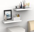 PAKWOOD Set Of 2 Large ( 20 inch x 5 inch) Pretty Floating Wall Shelves (Customize). 