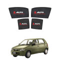 CAR SUN SHADES FOR SUZUKI ALTO 1000CC LOGO ORIGINAL SIZE BLACK. 