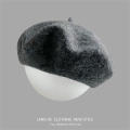 Autumn And Winter Wool Felt Beret Trendy Fashionable Wool Material Painter Hat Solid Color Female Girls Fashion Beret for Daily Wear Street Fashion Autumn And Winter Outfits Artists And Painters. 
