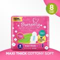 Butterfly Breathables Maxi Thick Cottony Sanitary Pads  Extra Long 8 Pcs. 
