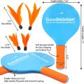 Goodminton | The World's Easiest Racket Game | an Indoor Outdoor Year-Round Fun Racquet Game for Boys, Girls, and People of All Ages. 