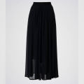 Black Chiffon Skirt For Women. 