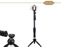YT 228 Mini Tripod For Mobile Phones & Camera With Mobile Clip. 