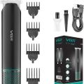 VGR V-250 Professional Cordless Hair Trimmer with USB Charging Rotary On/Off Switch Stainless steel blades. 