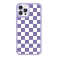 Fashion Checkerboard Checkered Phone Case For iPhone 11 13 Pro Max 12 Pro X XS XR 7 8 6 6s Plus SE2020 Solid Color Plaid Cover. 