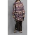 Printed Lawn Kurti with Bell Bottom Trouser, 2Pc Pret Suit (Stitched, Ready-made). 