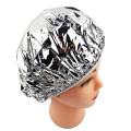 aluminum foil cap-1 x Shower cap-Silver. 