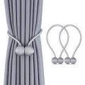 2 Pack Magnetic Curtain Tiebacks, Decorative Curtain Holdbacks for Window Décor. 