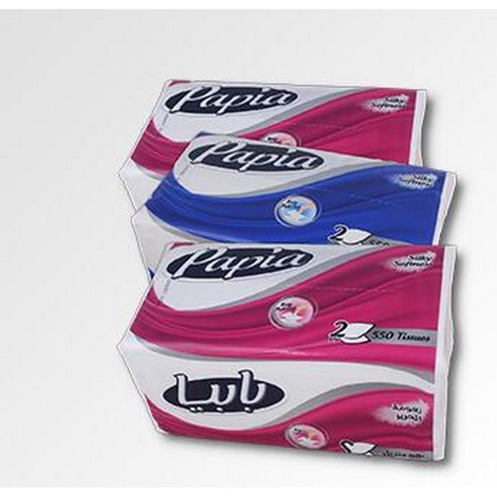 Papia Tissue Silky Soft (2ply 550 Sheets)