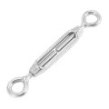 M4 Stainless Steel 304 Eye & Eye Turnbuckle Wire Rope Tension (5Pcs). 