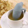 Cute Manatee Infuser Silicone Tea Strainers(Grey). 