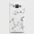 Samsung Galaxy E5 Cover - SkinLee HQ Hard Case - White Liquid Marble - SKINLEE-106-1-227-138. 